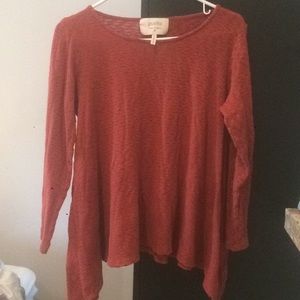 Anthropologie Rust Top - puella